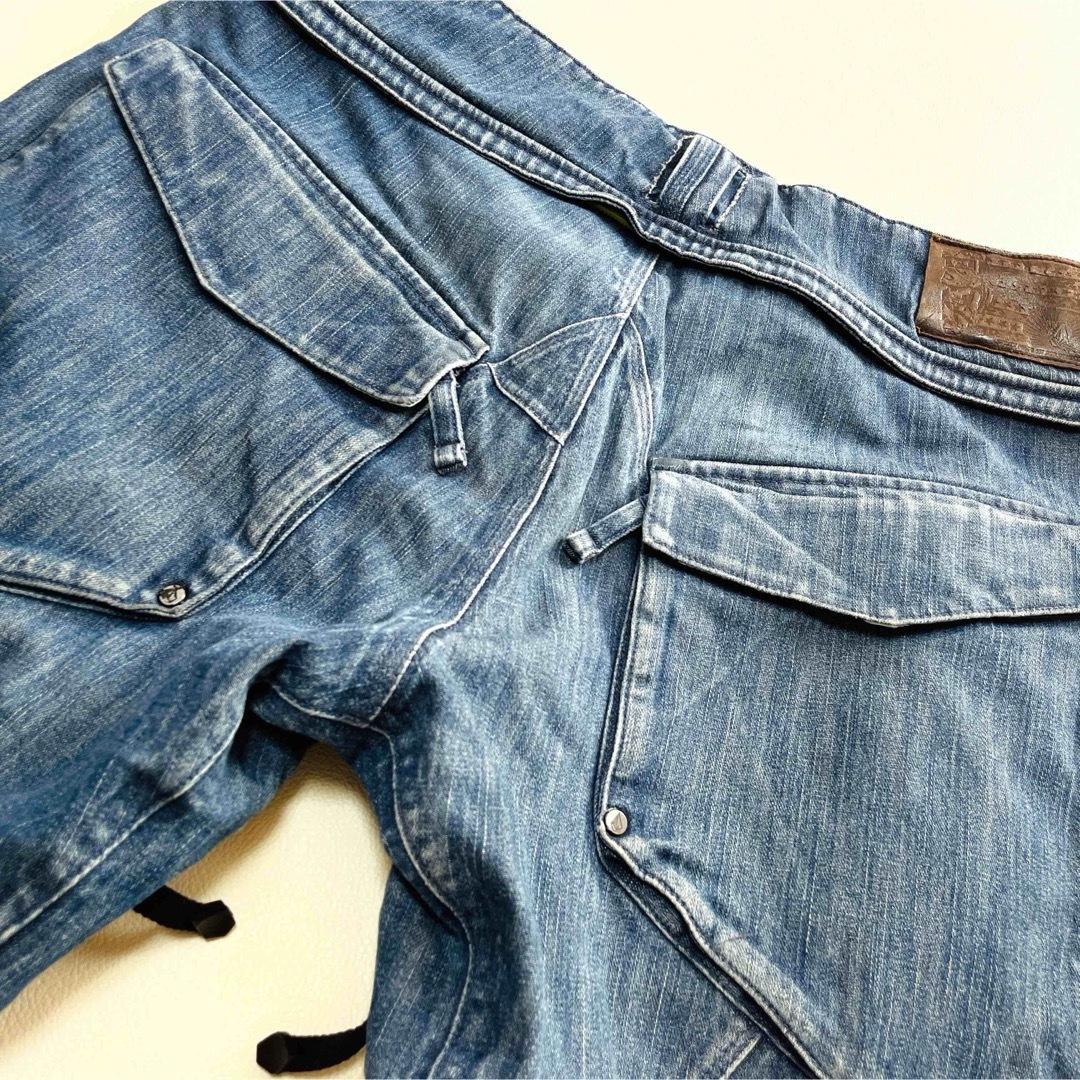 6697 ボルコム　パンツ　メンズ スノボウェア　デニム風パンツ　スノボ