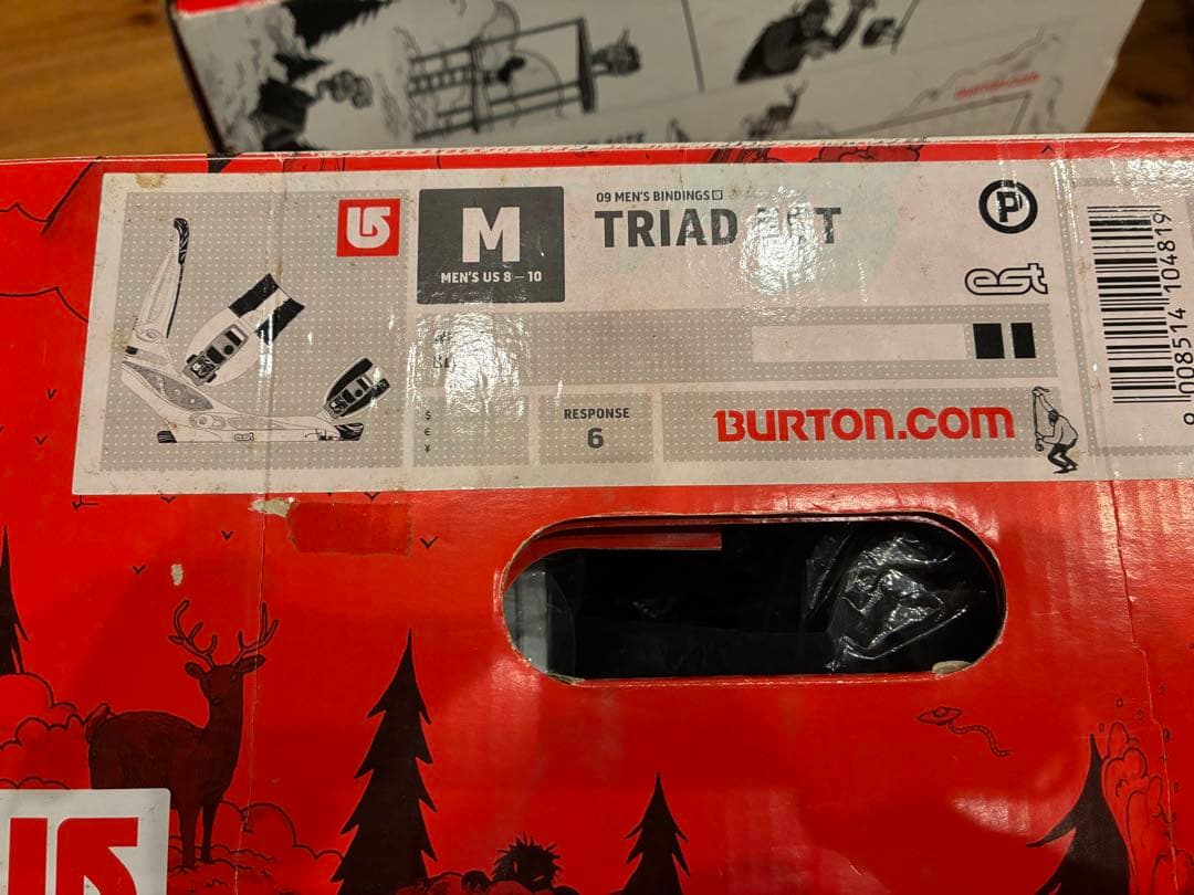 【美品】Burton Custom ボードバインディング　EST（26〜28㎝）