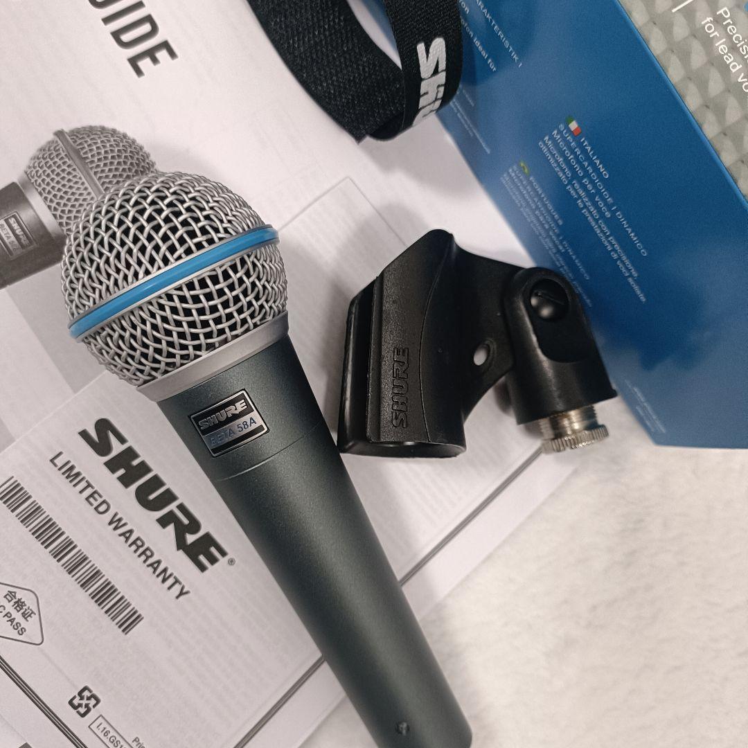 【新品未使用】 ダイナミックマイク SHURE (シュアー)　BETA58A