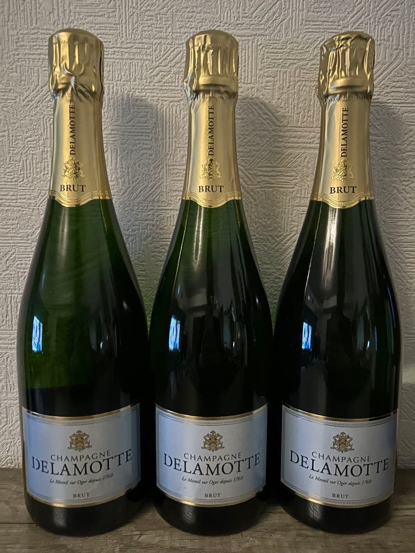 DELAMOTTE ブリュットシャンパン 超お得3本セット