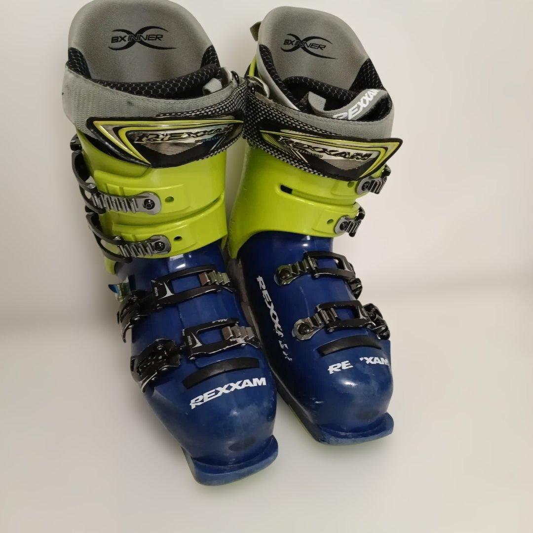 REXXAM POWER MAX 97スキーブーツ 青/緑 25〜25.5センチ