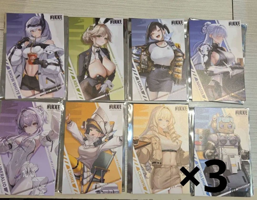 NIKKE c107　特典ポストカード　全種セット×3
