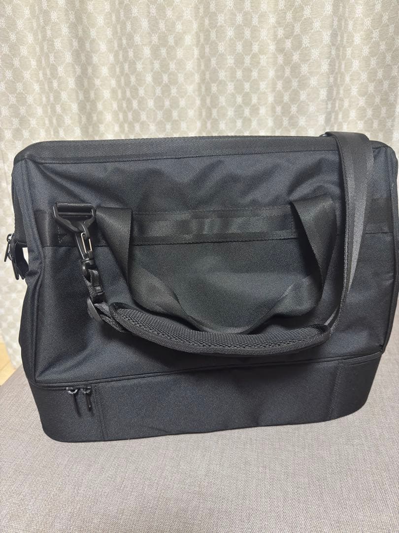 【美品】ルコックゴルフ ボストンバッグ 黒 ポリエステル