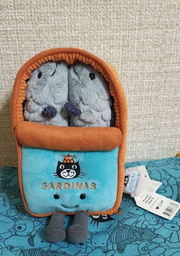 新作 amuseables sardine tin サーディン 缶詰 イワシ