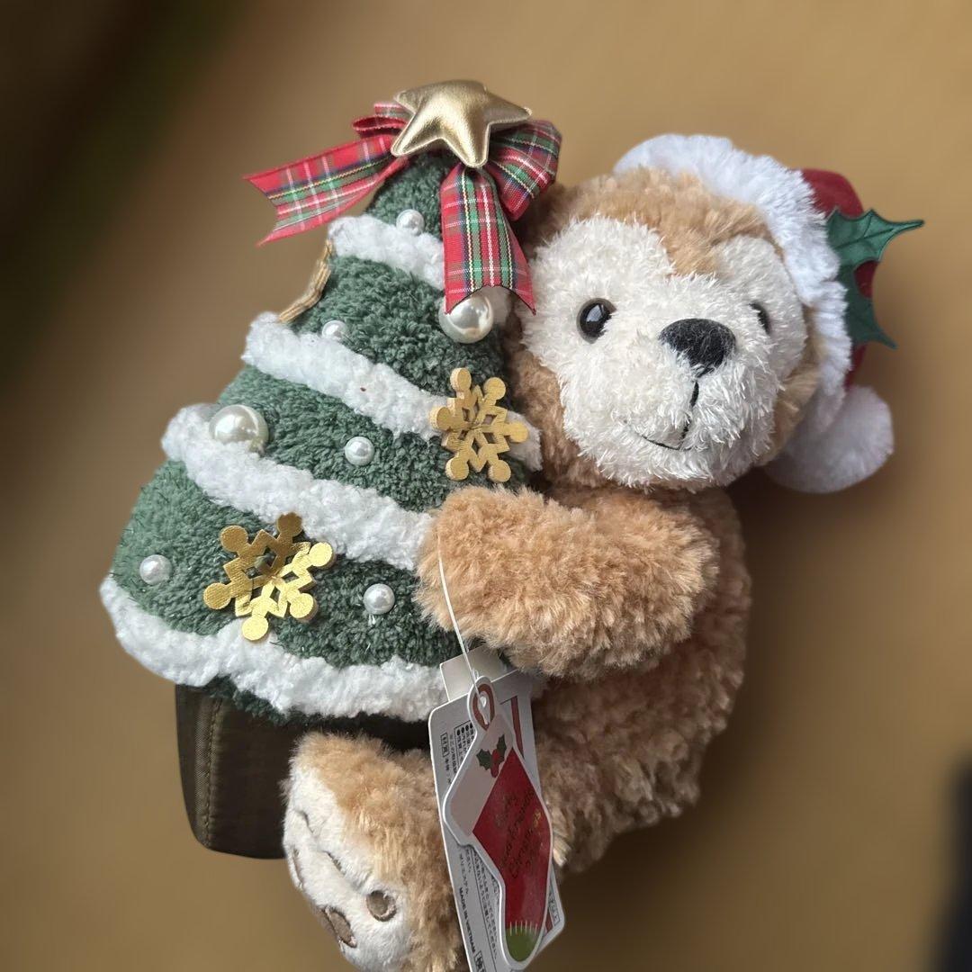 ディズニーシー限定　ダッフィクリスマス ぬいぐるみ サンタ帽