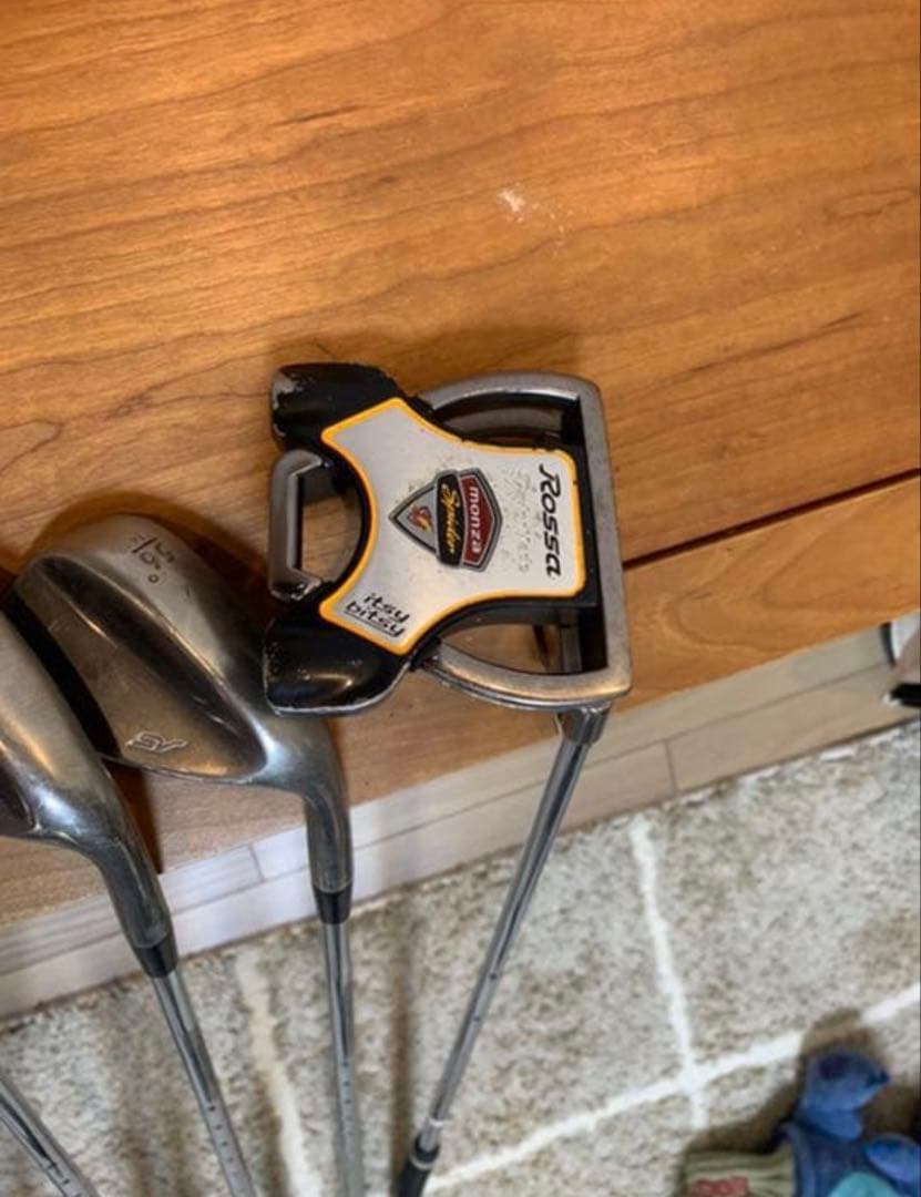ゴルフセット　メンズ　adidas、TaylorMade ゴルフバッグ付き