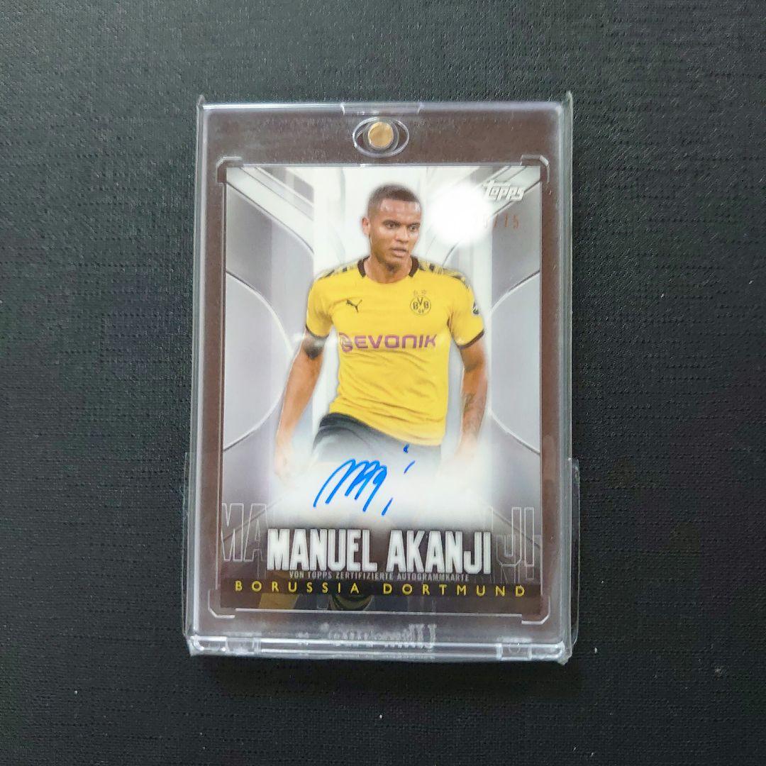 Topps ドルトムント アカンジ 直筆サインカード