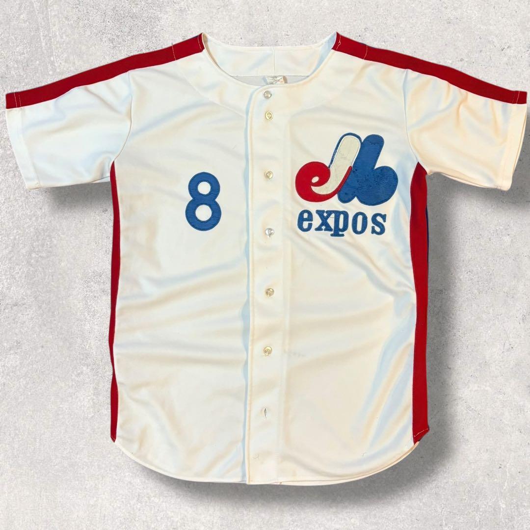 【レアMLB古着】モントリオール エクスポズ #8 カーター　ベースボールシャツ
