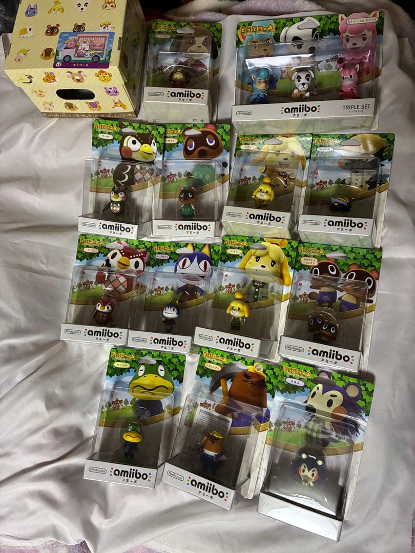 amiibo どうぶつの森　16種類　コンプリート　送料込み