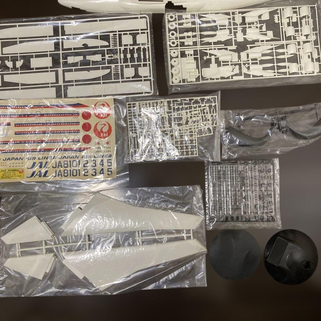未組立｜NITTO日東 日航ジャンボ ボーイング747 1/100プラモデル
