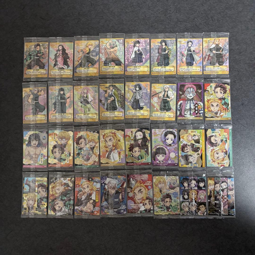 鬼滅の刃　ウエハース5 カード　全32種　コンプリートセット