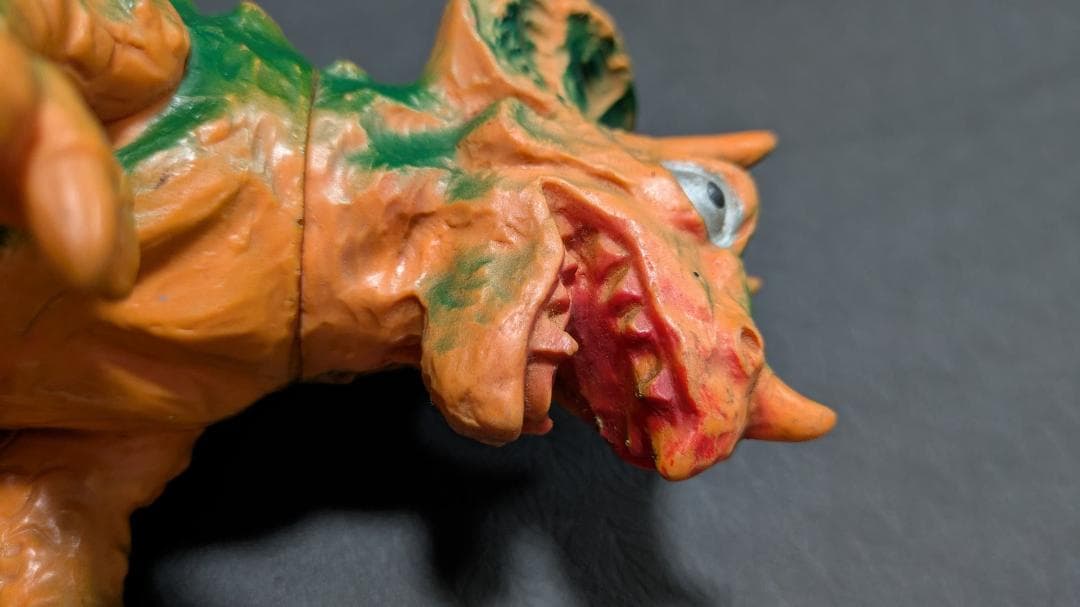 三浦トーイ トリケラン パチ怪獣 ソフビ 昭和レトロ