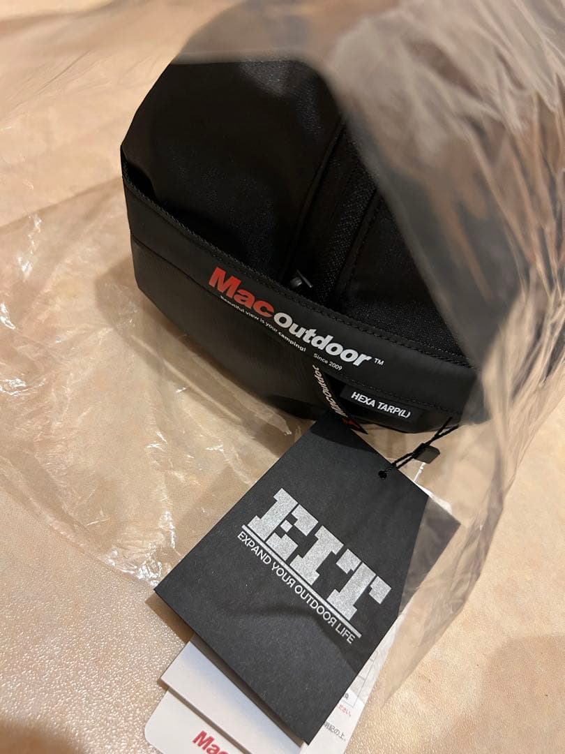 MAC ONE HEXA TARP　Lサイズ／ BLACK（ブラック）
