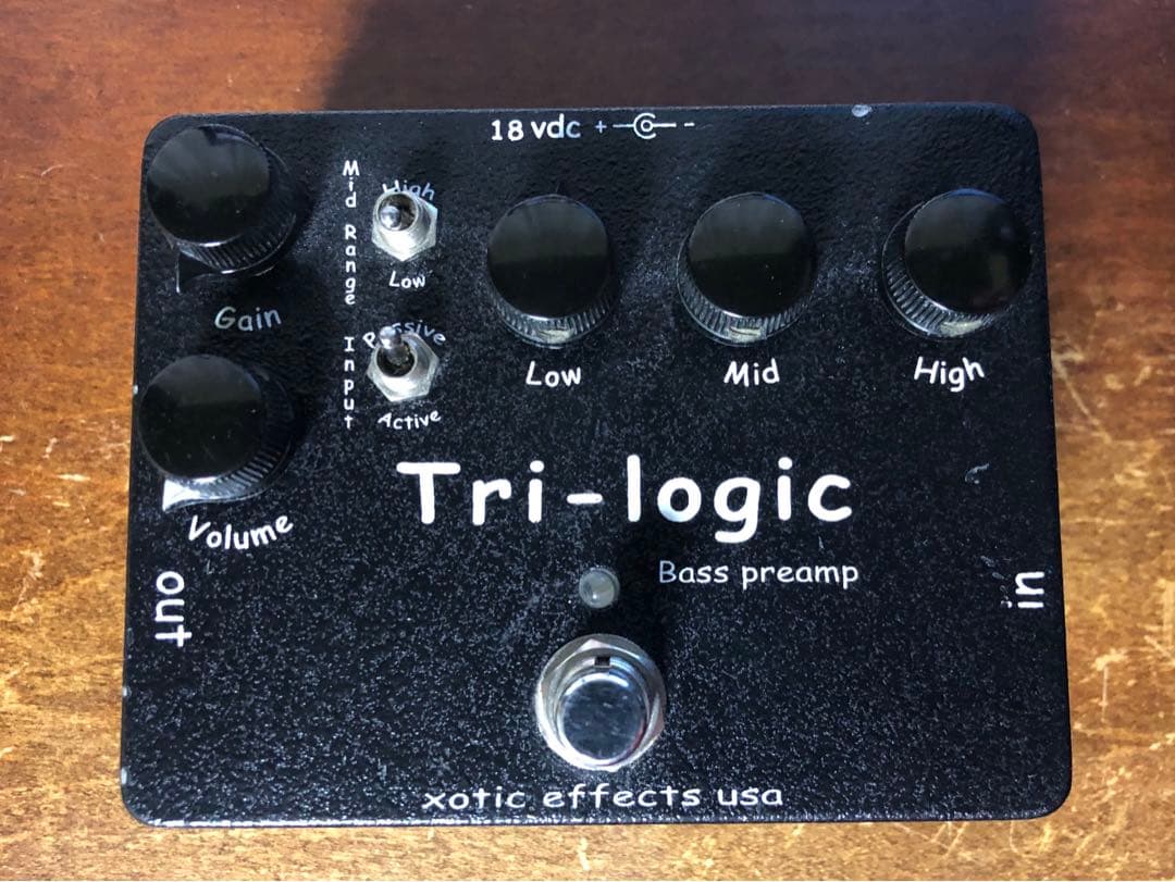 Xotic Tri logic Bass Preamp初期型
