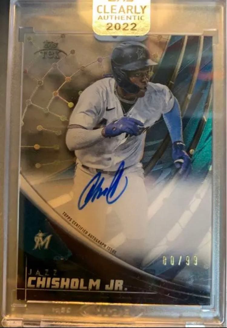 topps clearly authentic2022 ジャズチザムjr