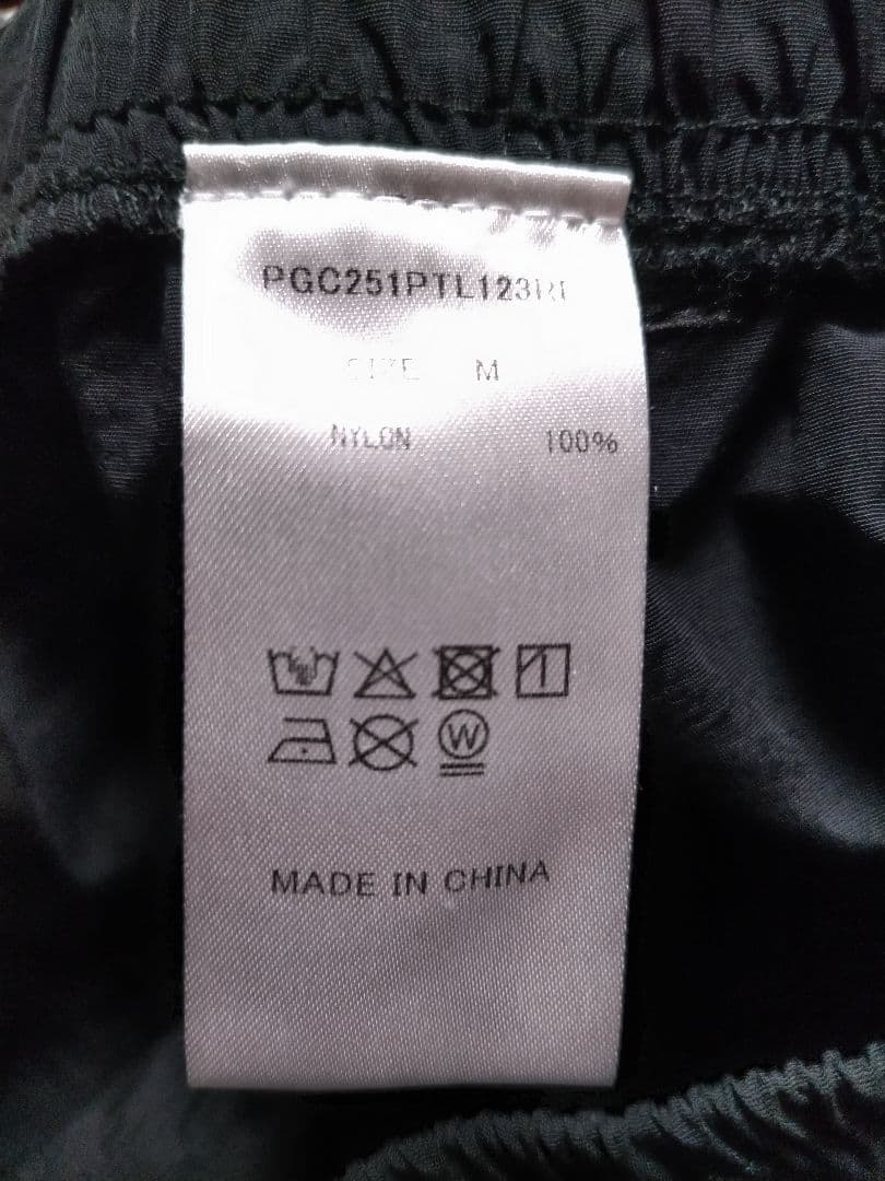 パシフィックゴルフクラブ　ジョガーパンツ　ナイロン　白黒