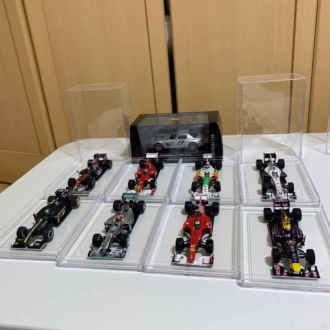 F1 10年シューマッハー、アロンソ、小林可夢偉、11年アロンソ9台セット品です