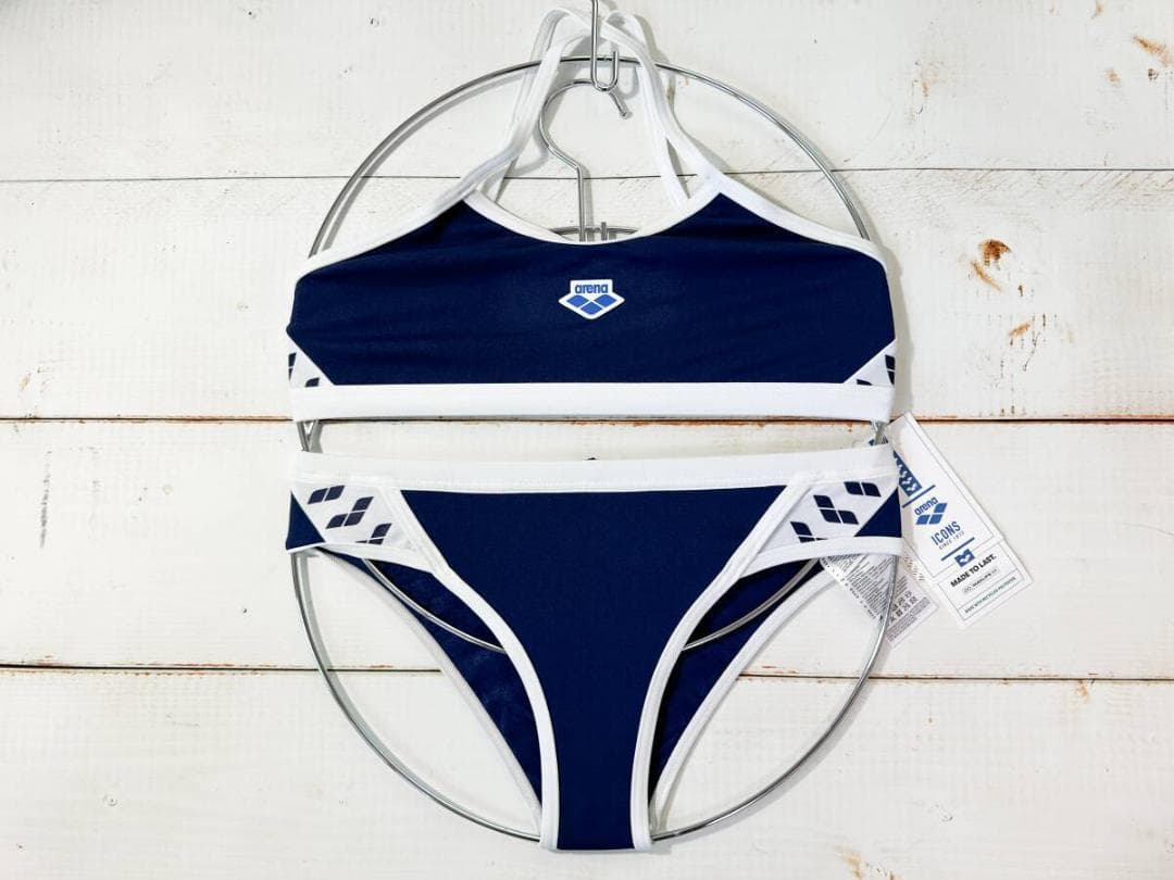 Arena 女性用 ビーチバレー ツーピースビキニ ブルマ Navy USA30