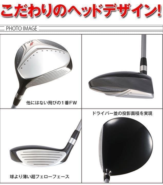 【ヘッド単品】1.2番FWも! 超大型激飛び2オン兵器☆ フォーサイトFW