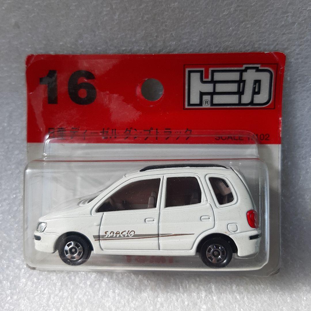ミスプリ！希少！トヨタカローラスパシオ トミカ16日産ディーゼルダンプトラック？