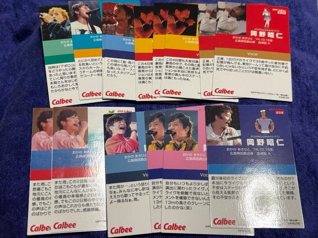 ポルノグラフィティ　ポテトチップス　カード