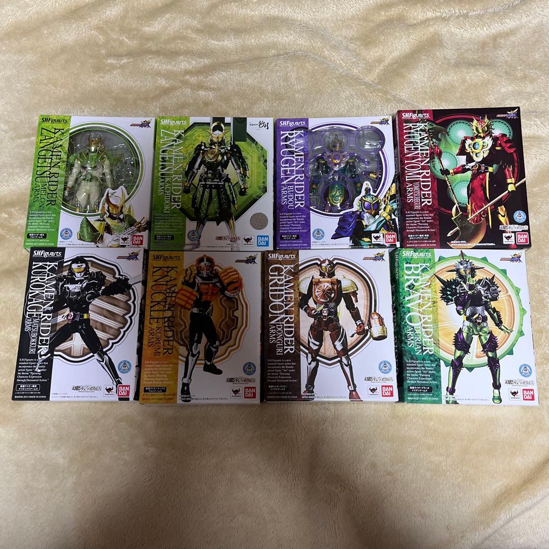 仮面ライダー鎧武②ガイムフィギュアーツ 8体セットS.H.Figuarts極美品