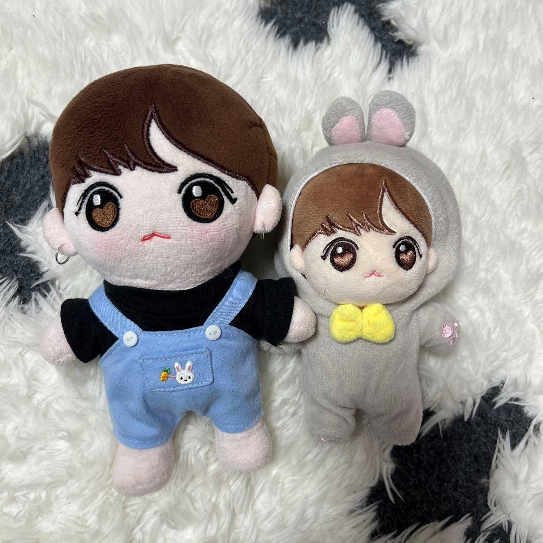 BTSジョングク JUNGKOOK ぬいぐるみ2体セット【中古】