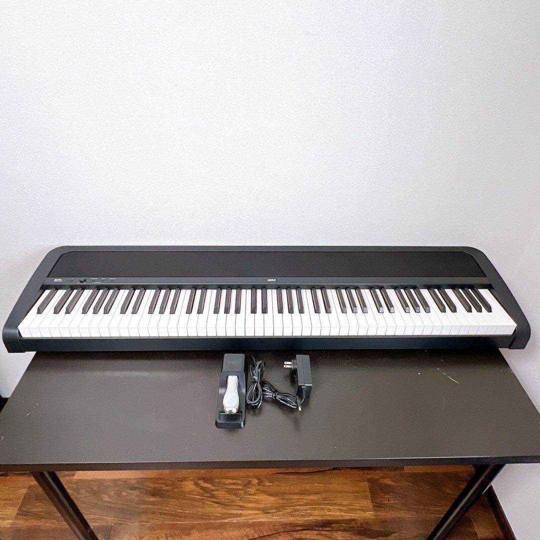 KORG 電子ピアノ B2N 88鍵盤 2020年製 ペダル 電源アダプター付