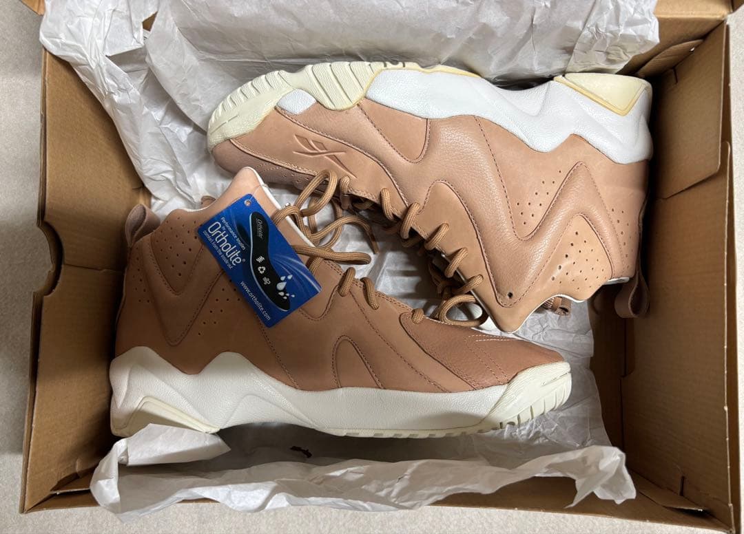 シューズ(男性用) Reebok KAMIKAZE II VEGTAN TAN 28.5cm