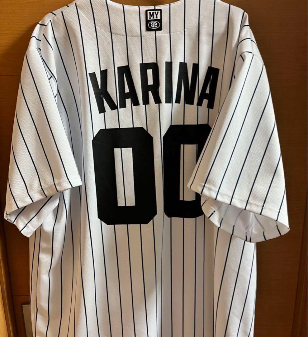 カリナ aespa 野球 ユニフォーム