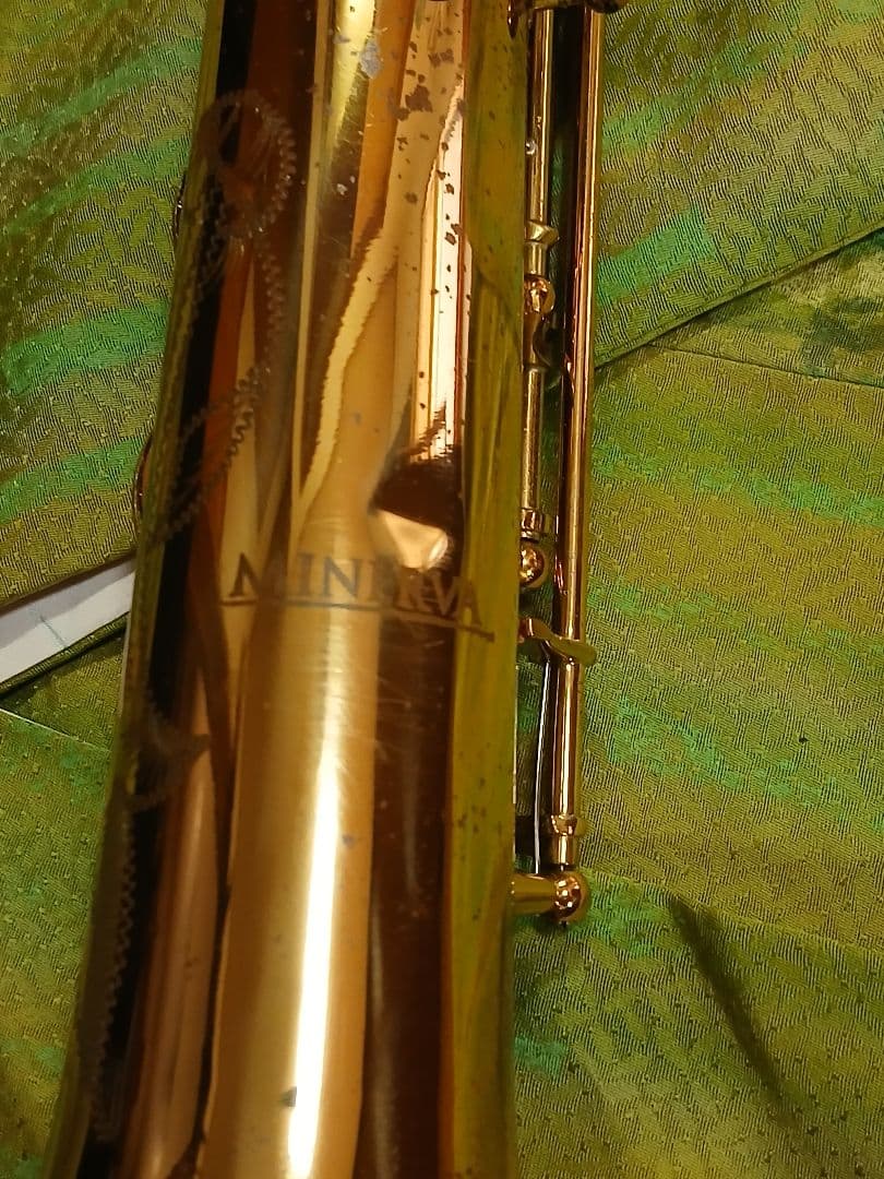 ソプラノサックス　MINELVA 音だしOK　完全ジャンク扱い品