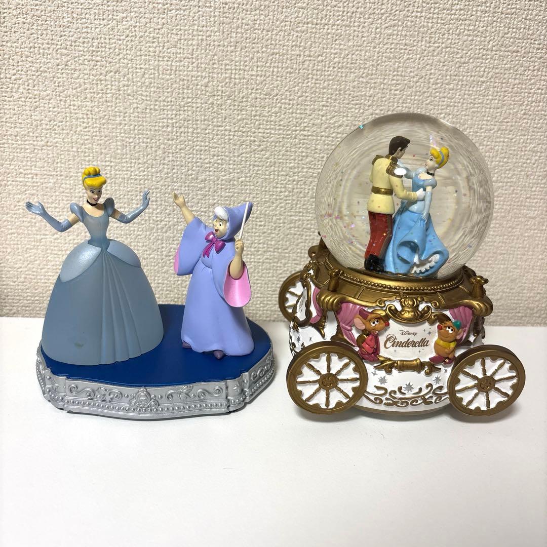 ディズニー　シンデレラ　フィギュア　スノードーム