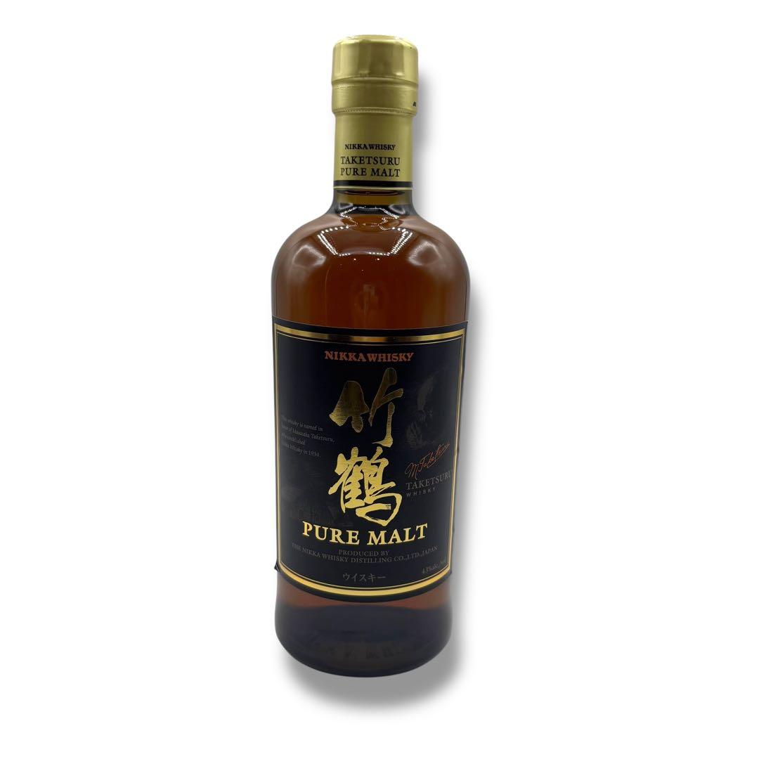 未開栓 竹鶴ピュアモルト 旧ラベル ニッカウイスキー 700ml
