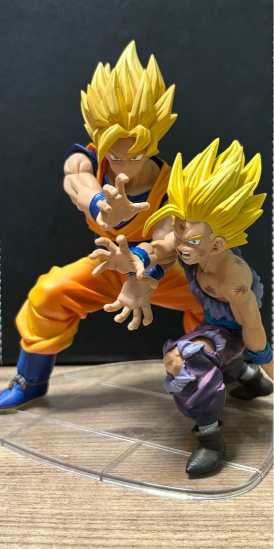 ドラゴンボール　ドラマチックショーケース　フィギュア　親子かめはめ波