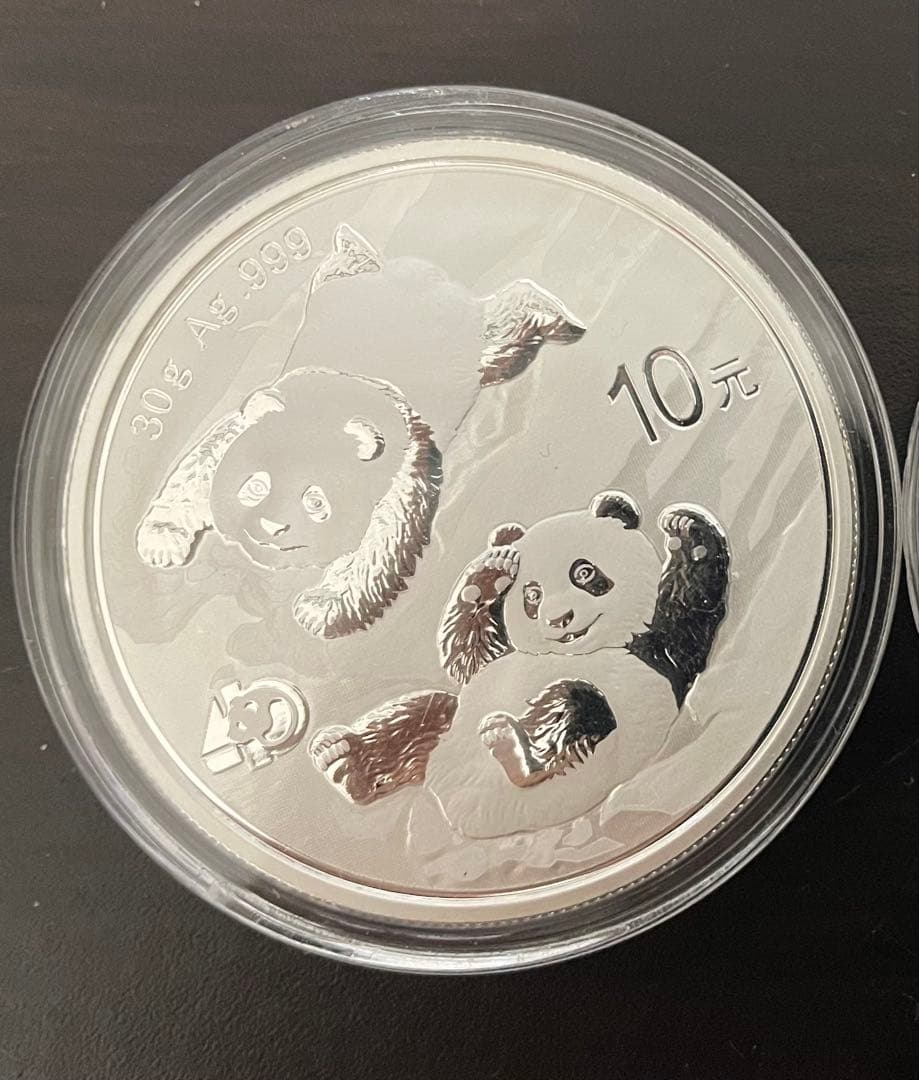 2022年 パンダ10元 1オンス銀貨
