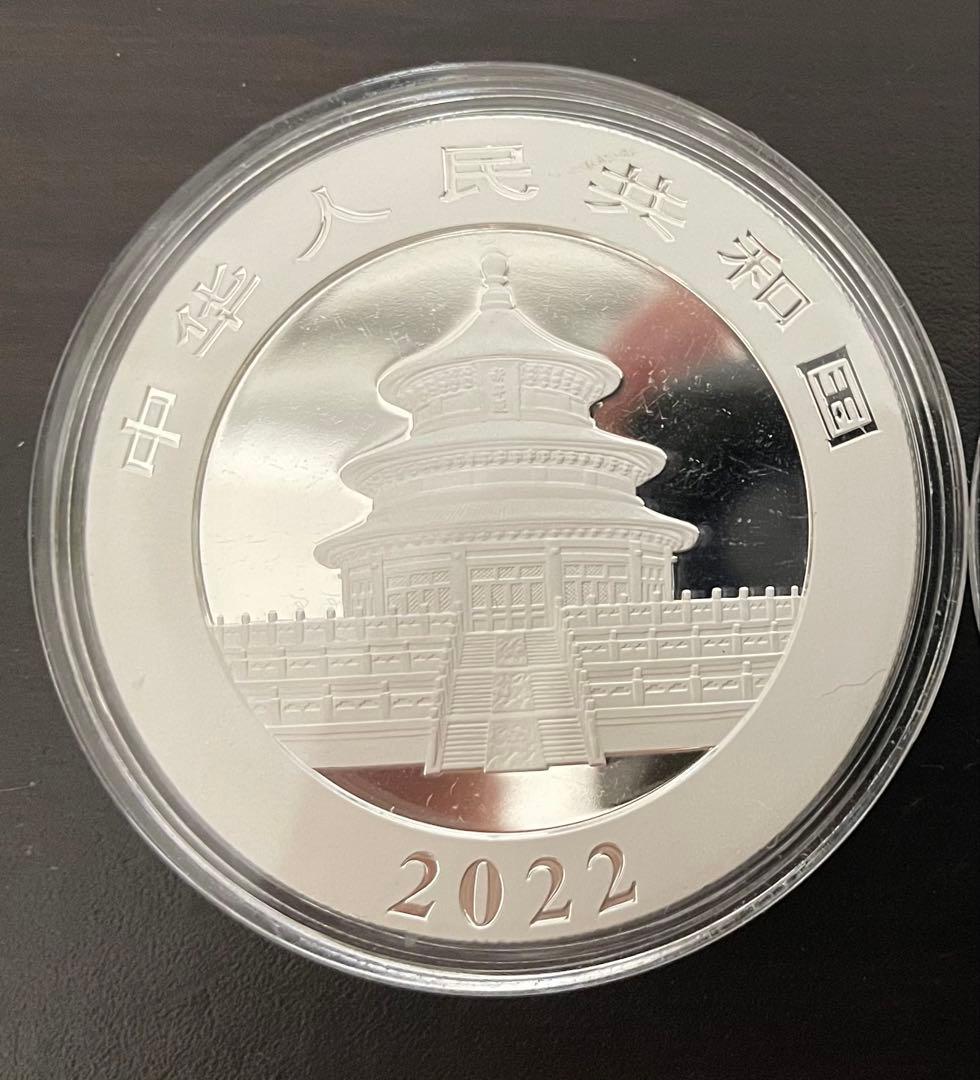 2022年 パンダ10元 1オンス銀貨