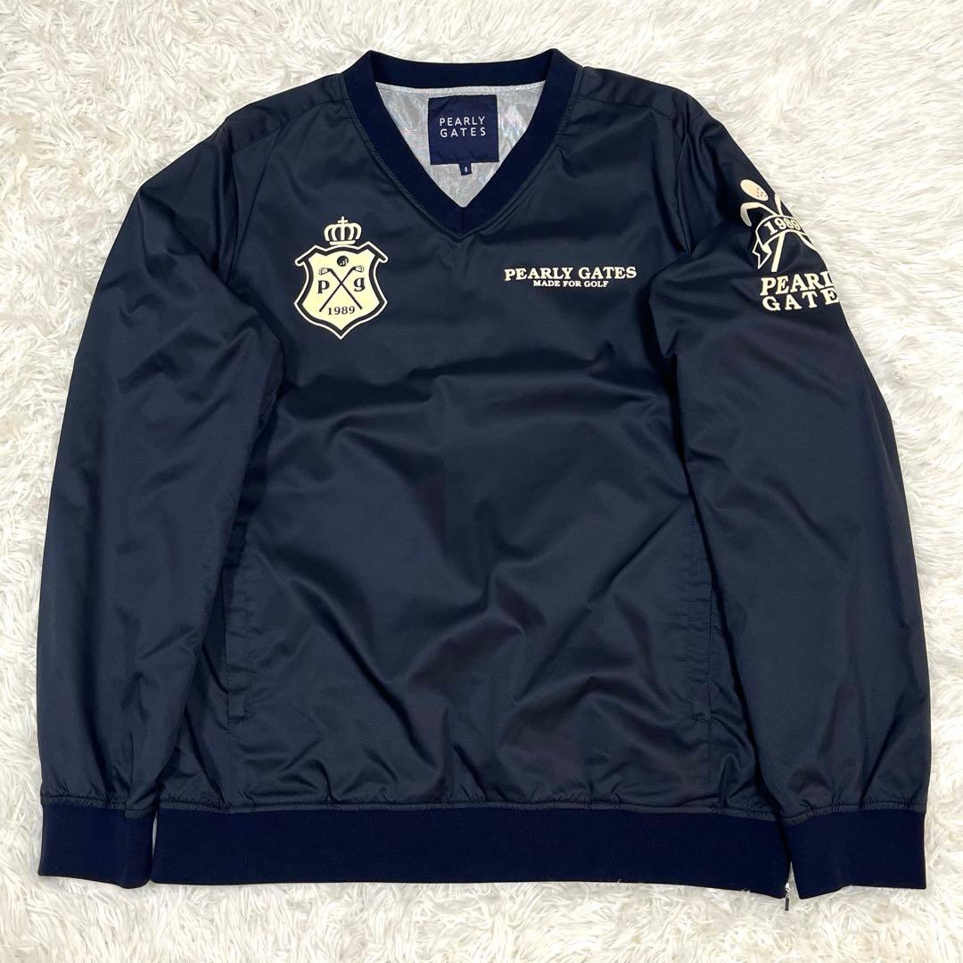 美品✨PEARLY GATES ジャケット 大きいサイズ6 ネイビー