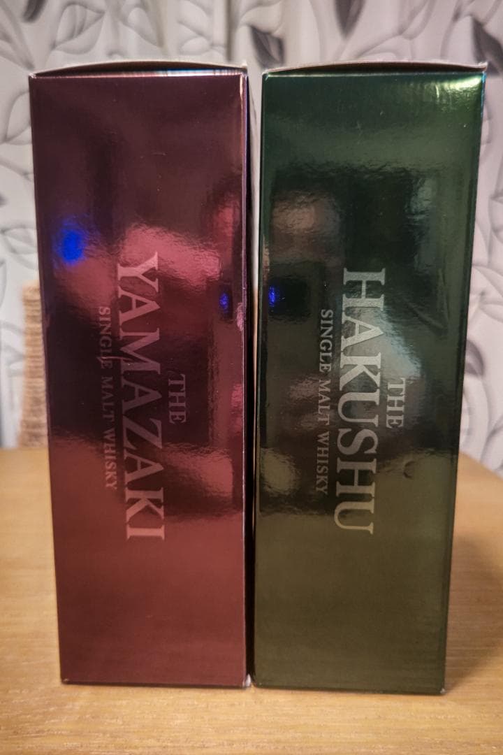 旧型　山崎・白州シングルモルトウイスキーセット