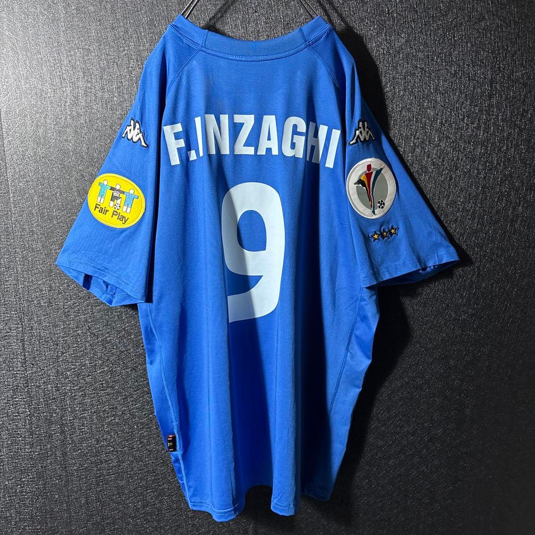 【★F・インザーギ】 カッパ イタリア代表 サッカー ユニフォーム XL 9番