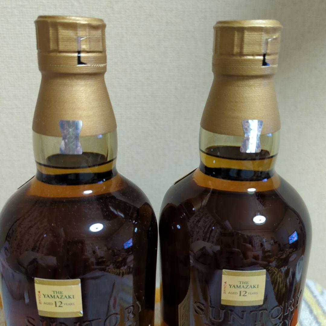 本日のみ山﨑12年700ml2本箱なし