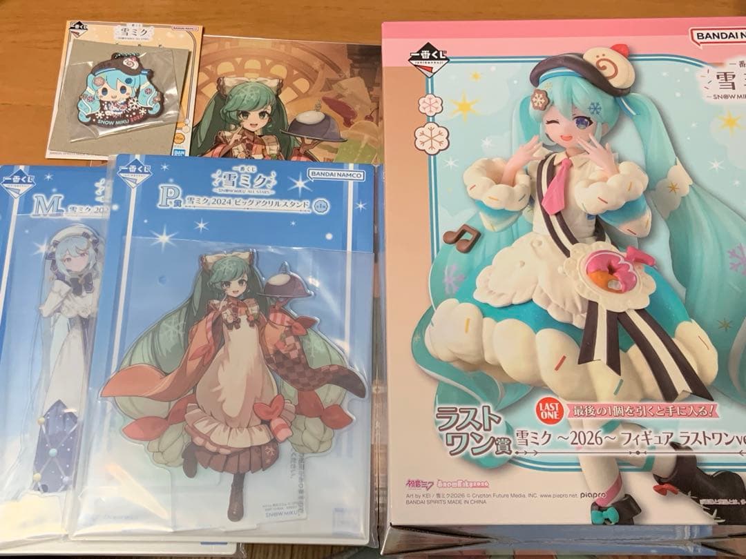 雪ミク一番くじ ラストワン賞 M賞 P賞 R賞 + S賞