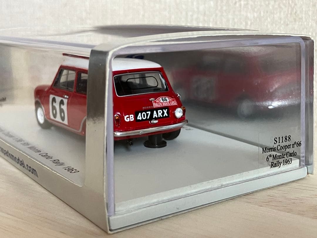 スパーク 1/43 モーリス クーパー #66 モンテカルロラリー 1963