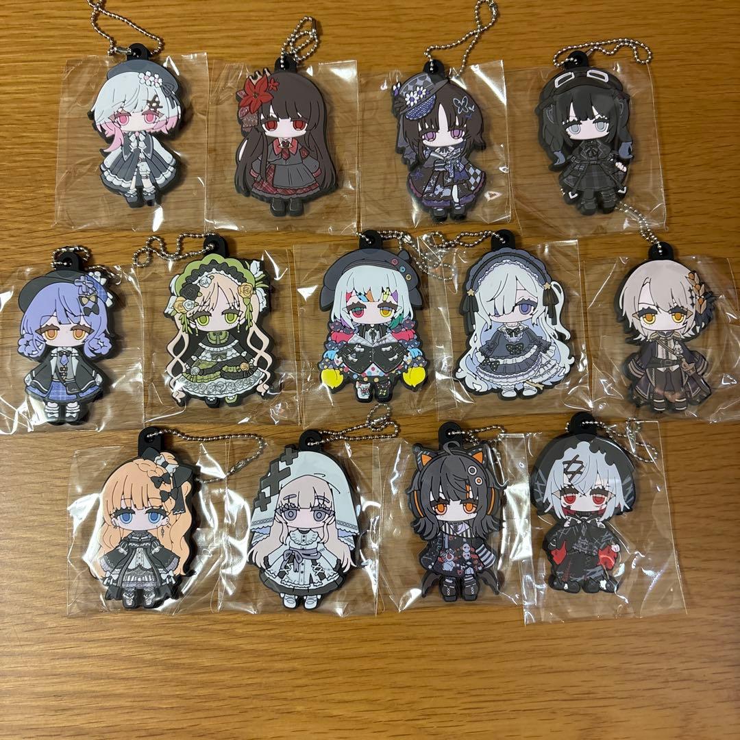 魔法少女の魔女裁判　ラバーキーホルダー　コンプリートセット
