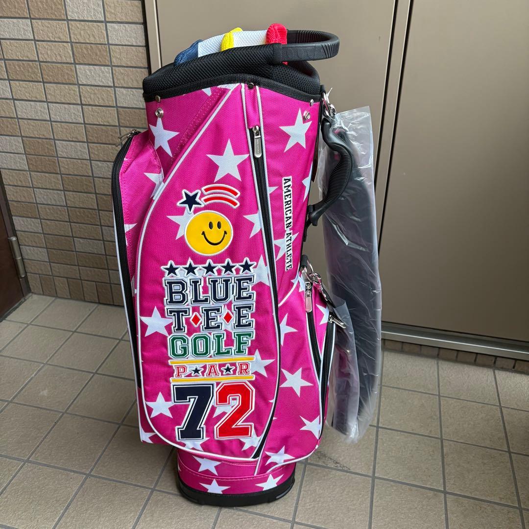 新品タグ付き‼️ブルーティーゴルフ　軽量キャディバッグ 女性　9型　キャディバック