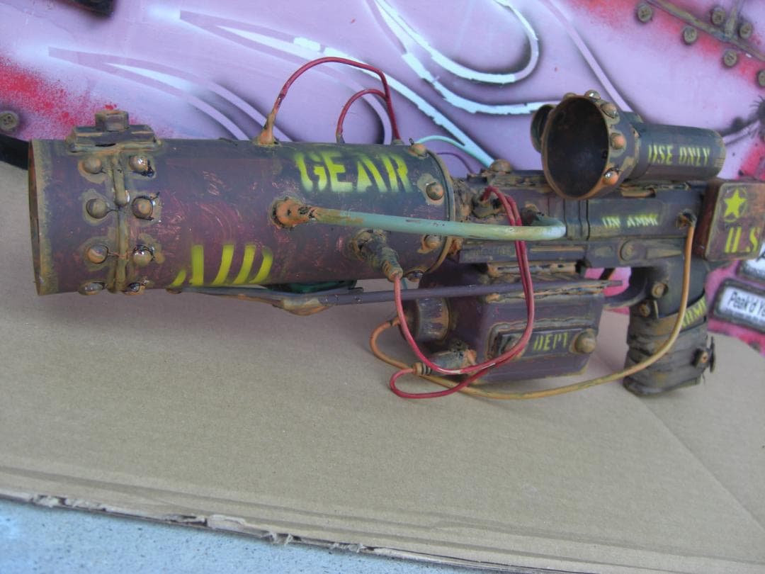 スナイパー銃 サイバーパンク 世紀末 コスプレ クラッシック レトロフューチャー