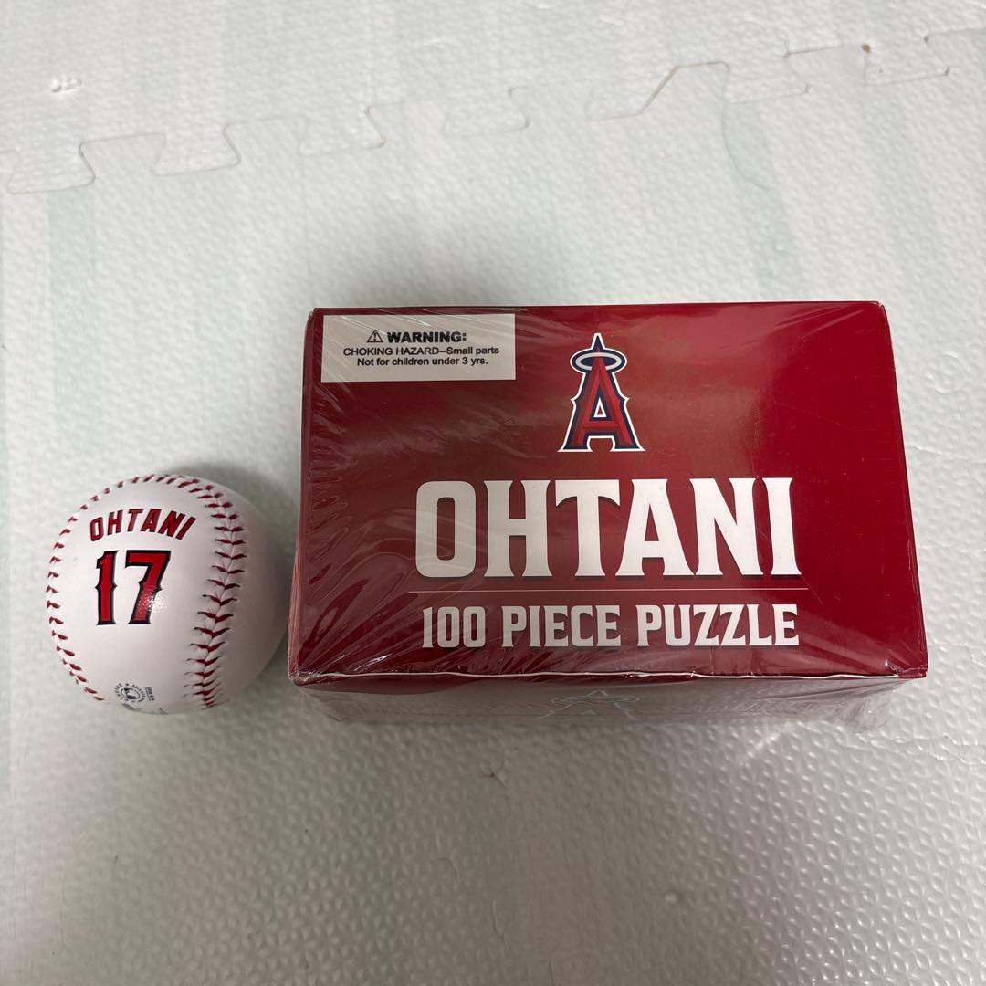 公式グッズ エンゼルス 大谷翔平レプリカボール&パズル