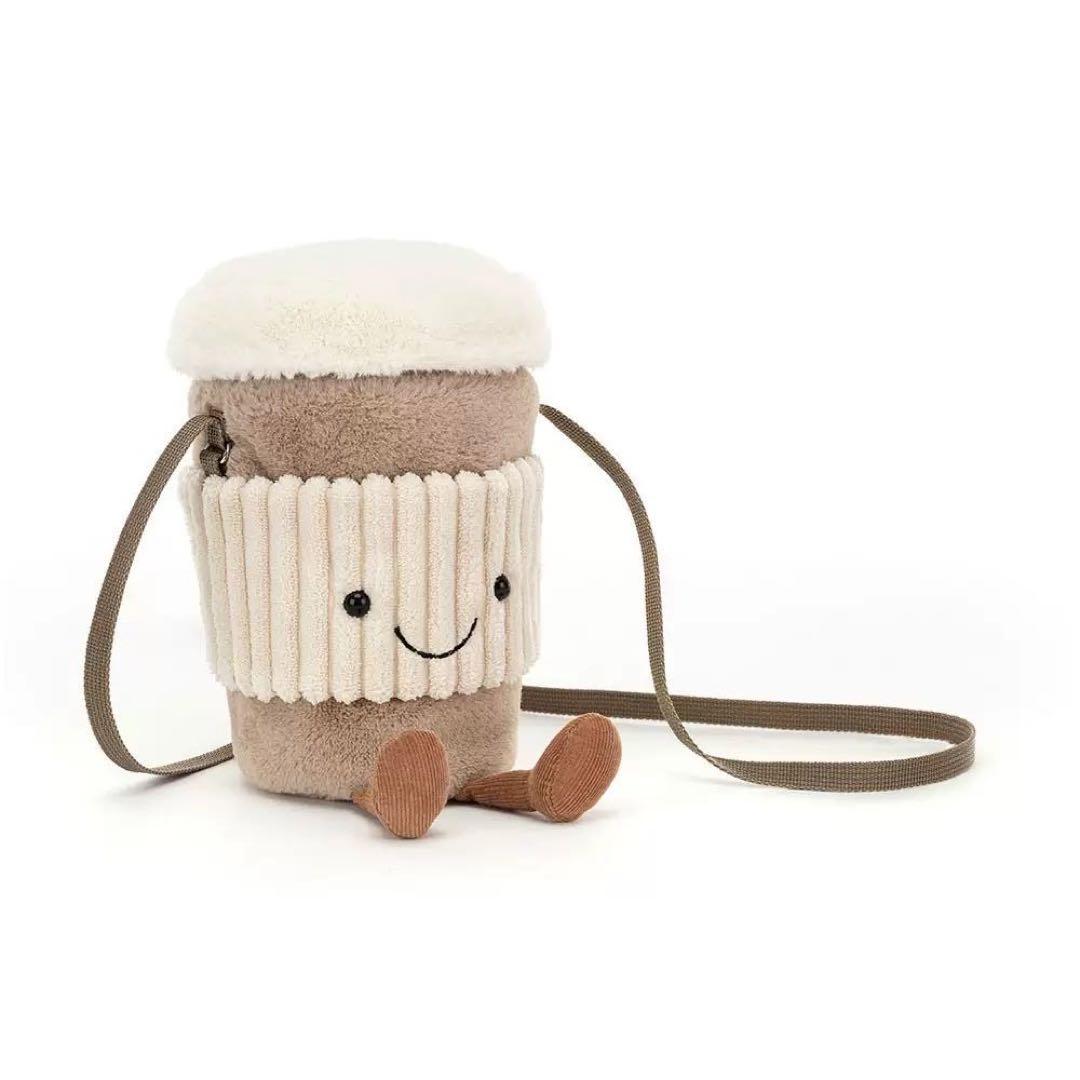 Amuseables Perkle Coffee ショルダーバッグ ぬいぐるみ