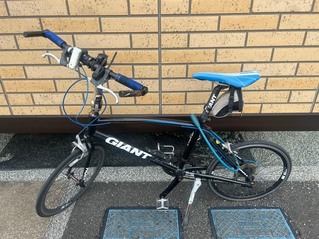GIANT IDIOM　ミニベロ 自転車 本体 黒・青