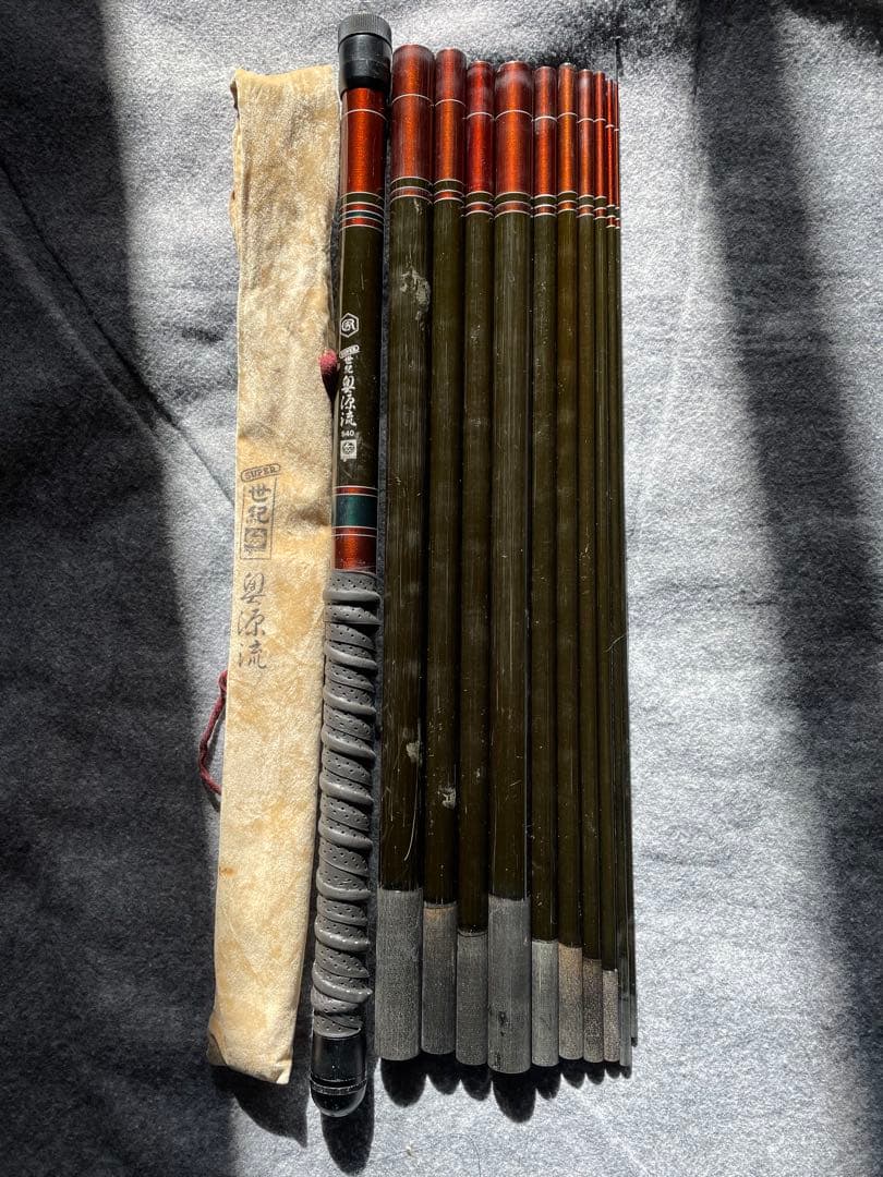 Daiwa 渓流竿 カーボン製 ケース付き他　4本 値下げしました。
