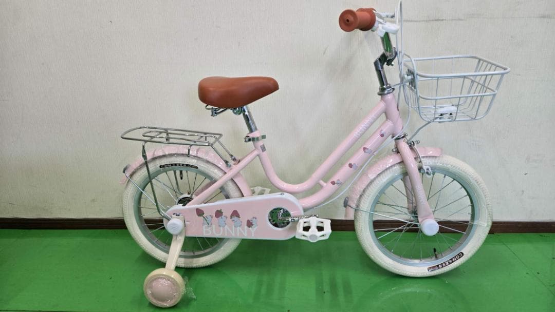 【LX】子供用自転車 BUNNYデザイン 18インチ PINK